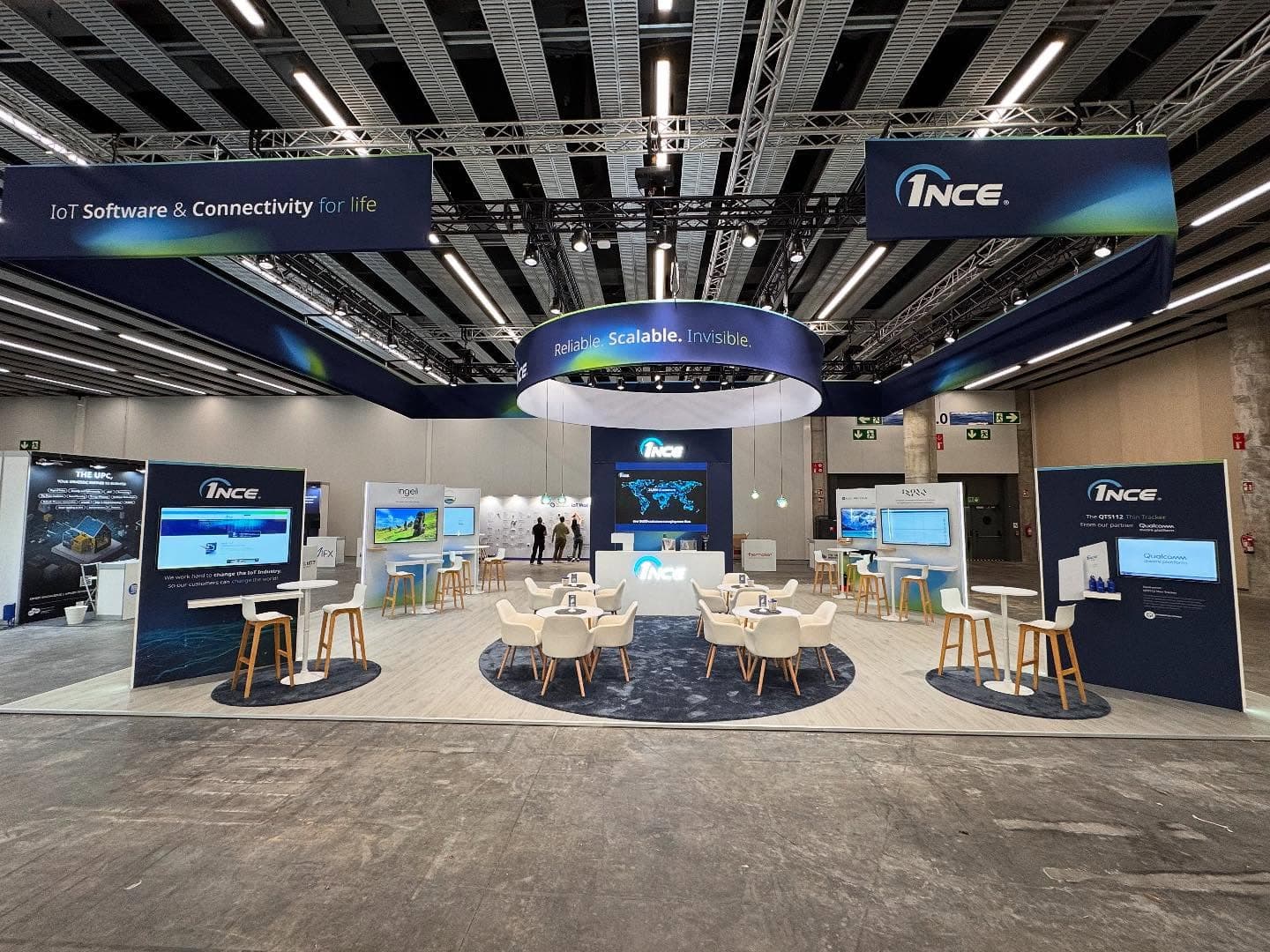 1NCE · IoT Solutions World Congress 展台实景