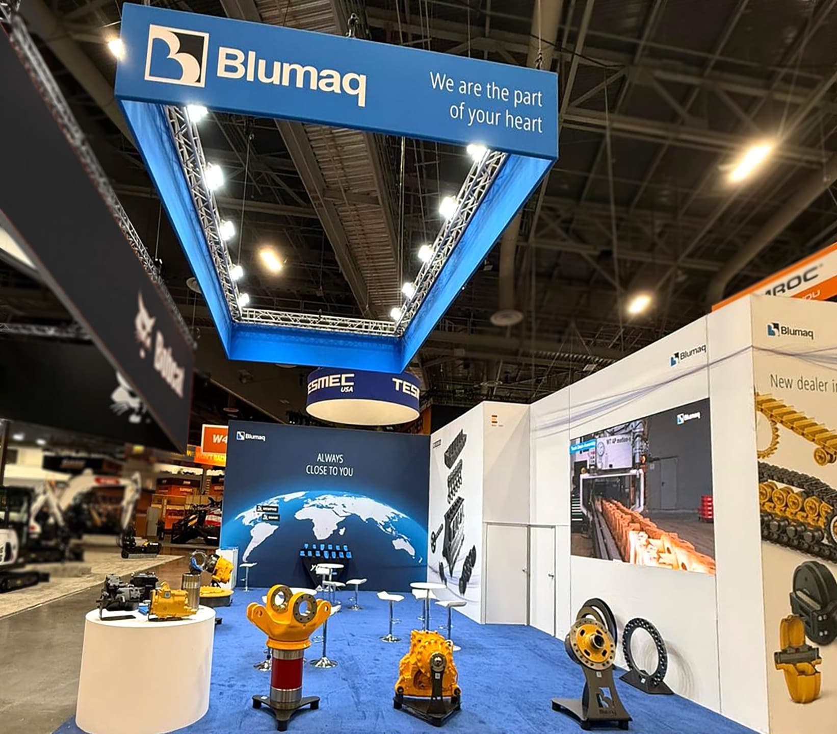 Blumaq · CONEXPO-CON/AGG 展台实景